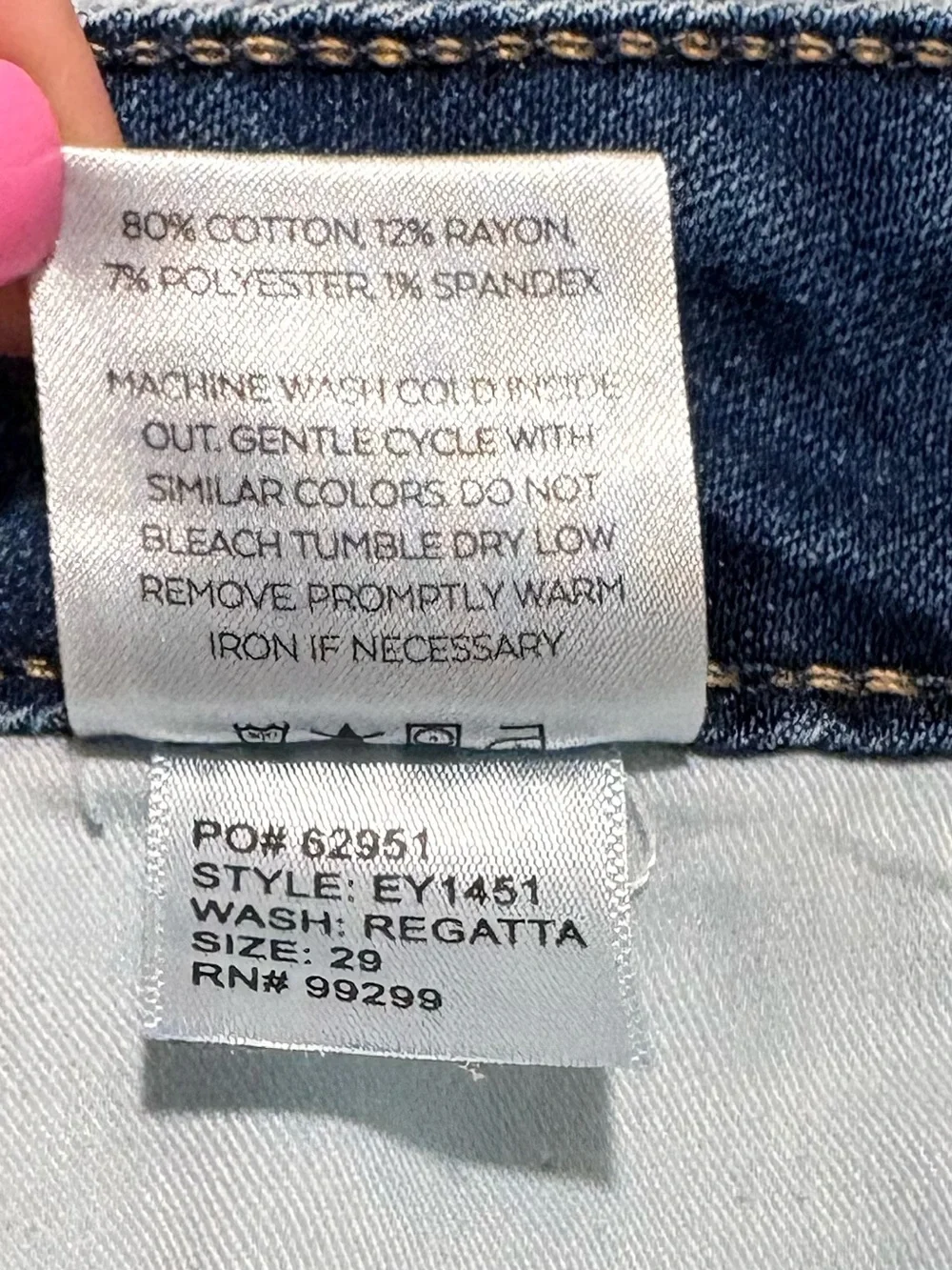 Anthropologie Level 99 Denim Cutoff Shorts 29 - Picture 5 of 8